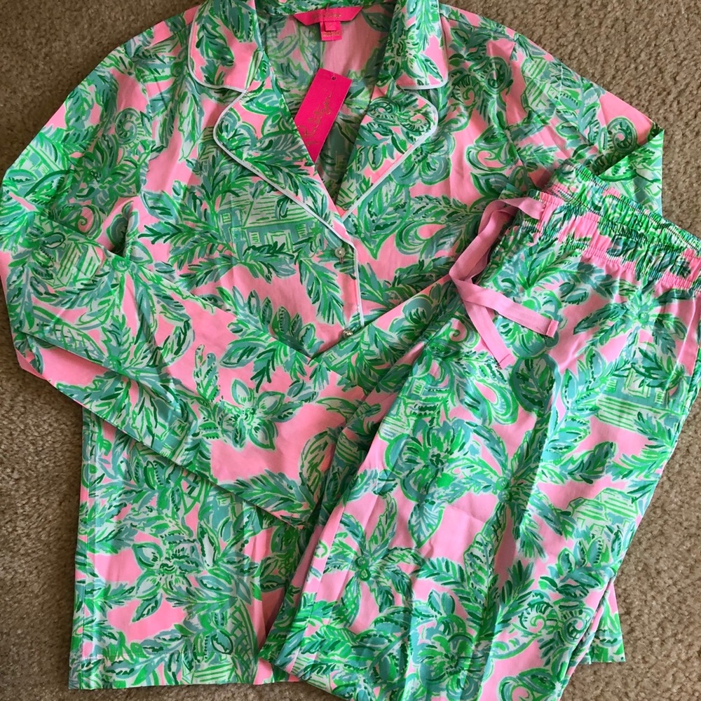 Lilly Pulitzer Woven PJ Set
